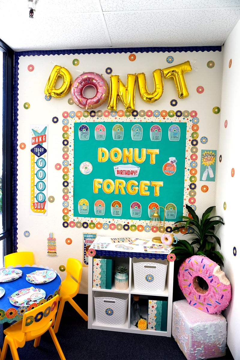 Creative Teaching Press CTP Mid-Century Mod Donuts 3" Designer Cut-Outs, 6 Designs, Set of 36 accents, 3" Each (Creative Teaching Press 8226) - Image 2